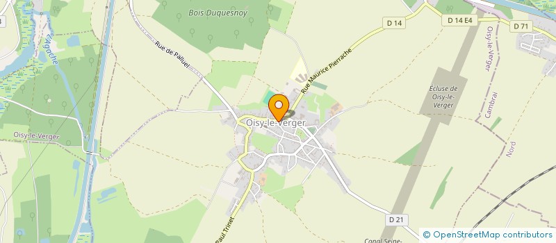 localisation de l'entreprise MONSIEUR ROMUALD ANTONIAZZI  OISY-LE-VERGER