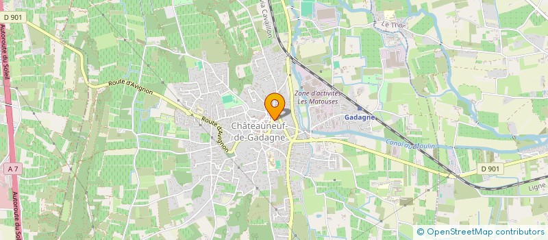 localisation de l'entreprise MONSIEUR ROMUALD AUBERT à CHATEAUNEUF-DE-GADAGNE