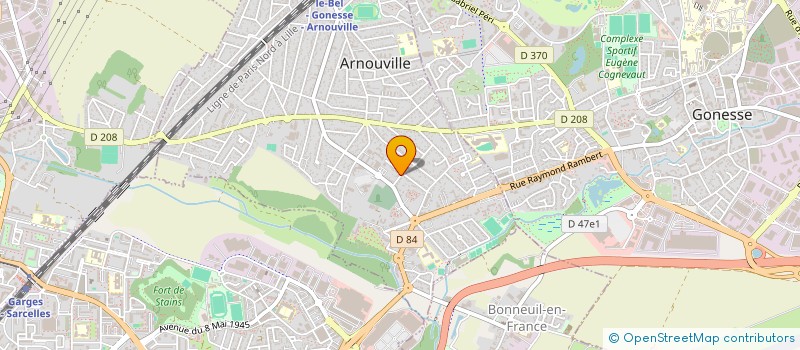 localisation de l'entreprise MONSIEUR ROMUALD AUGUSTE à ARNOUVILLE