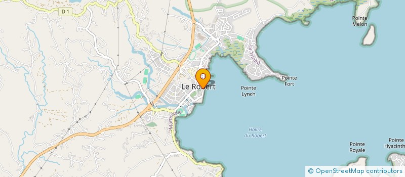 localisation de l'entreprise MONSIEUR ROMUALD AURORE à LE ROBERT