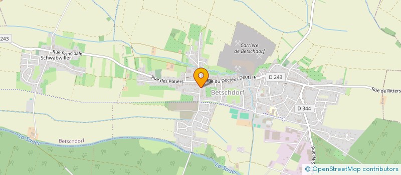 localisation de l'entreprise MONSIEUR ROMUALD BANCES  BETSCHDORF