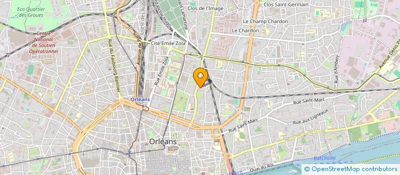 localisation de l'entreprise MONSIEUR ROMUALD BENITEZ à ORLEANS