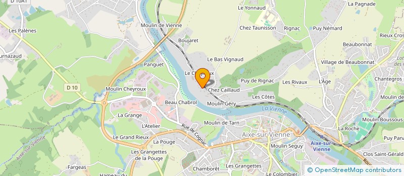 localisation de l'entreprise MONSIEUR ROMUALD BESSAGUET à AIXE-SUR-VIENNE
