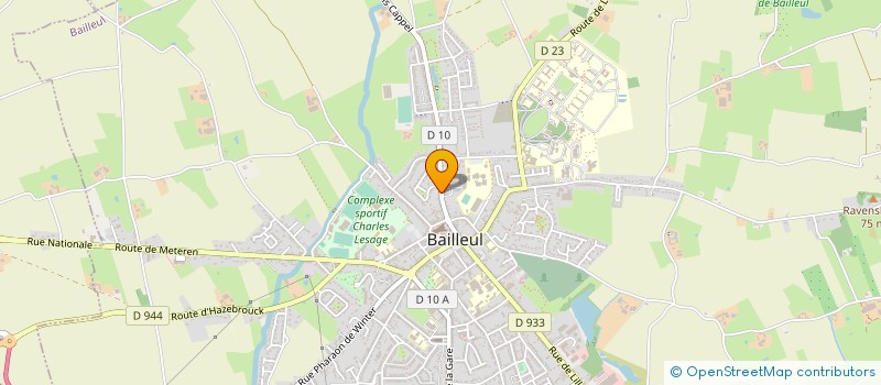 localisation de l'entreprise MONSIEUR ROMUALD BLOCKELET à BAILLEUL