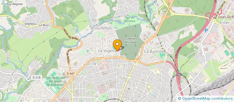 localisation de l'entreprise MONSIEUR ROMUALD BONIFACE DUCLOVEL à LIMOGES