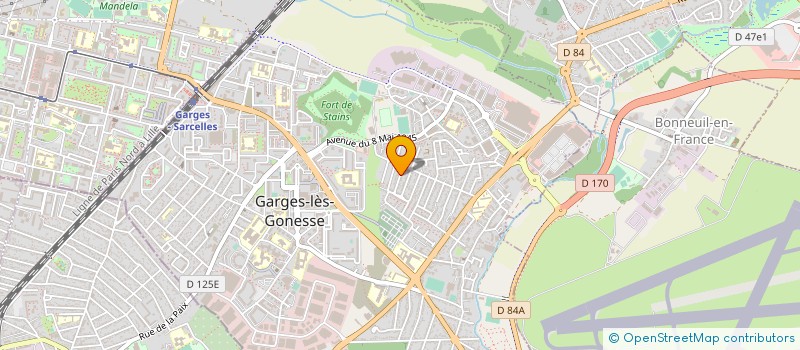 localisation de l'entreprise MONSIEUR ROMUALD BOUCHAIN  GARGES-LES-GONESSE