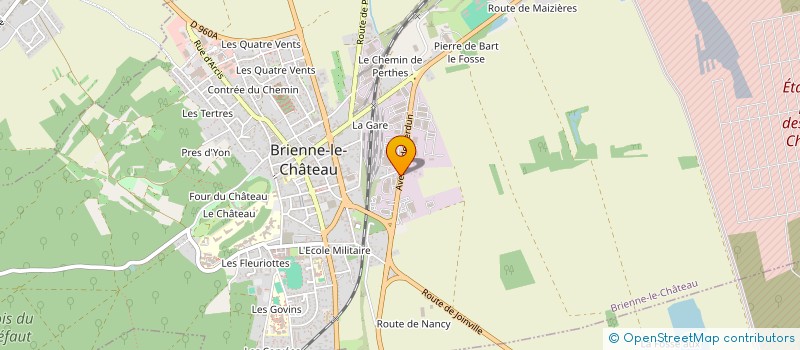 localisation de l'entreprise MONSIEUR ROMUALD BOUGE  BRIENNE-LE-CHATEAU