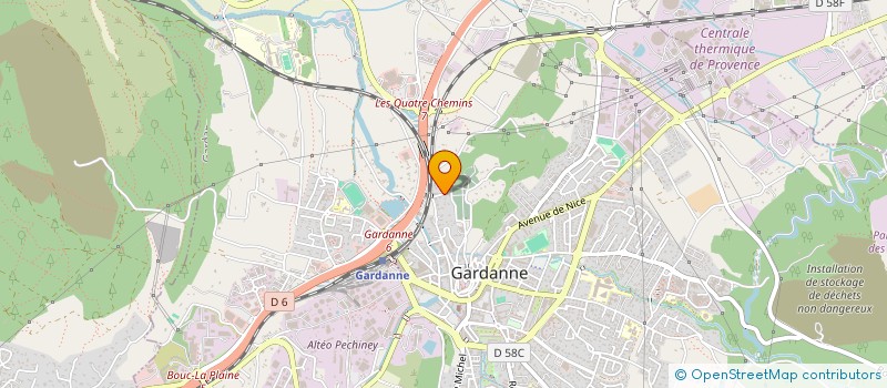 localisation de l'entreprise MONSIEUR ROMUALD BRANCHUT à GARDANNE