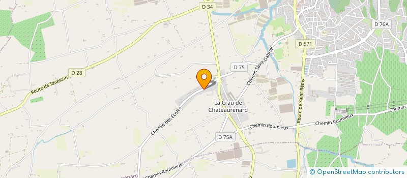 localisation de l'entreprise MONSIEUR ROMUALD BUFFETAUD  CHATEAURENARD