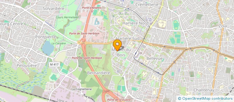 localisation de l'entreprise MONSIEUR ROMUALD BULTEL à ST-HERBLAIN