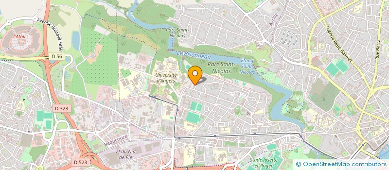 localisation de l'entreprise MONSIEUR ROMUALD CAIRA  ANGERS