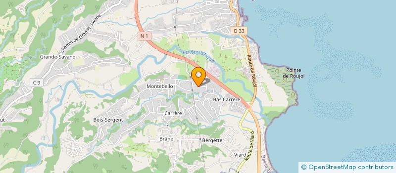 localisation de l'entreprise MONSIEUR ROMUALD CALAME  PETIT-BOURG