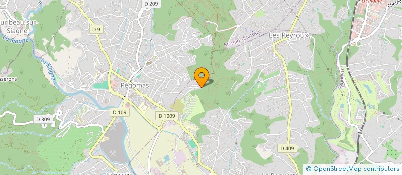 localisation de l'entreprise MONSIEUR ROMUALD CARRE à LA ROQUETTE-SUR-SIAGNE