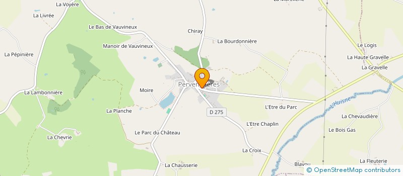 localisation de l'entreprise MONSIEUR ROMUALD CHANTELOUP à PERVENCHERES