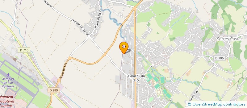 localisation de l'entreprise MONSIEUR ROMUALD CHARRIERE  SERRES-CASTET