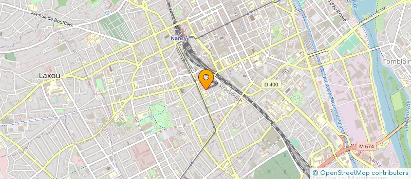 localisation de l'entreprise MONSIEUR ROMUALD CLAUDEL  NANCY