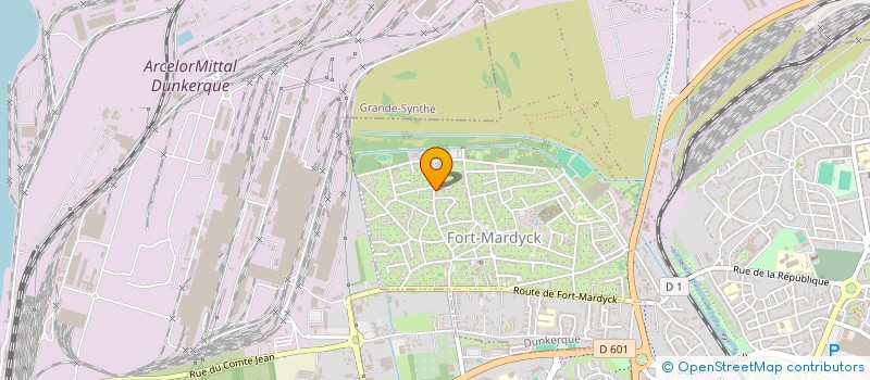 localisation de l'entreprise MONSIEUR ROMUALD CNUDDE à DUNKERQUE