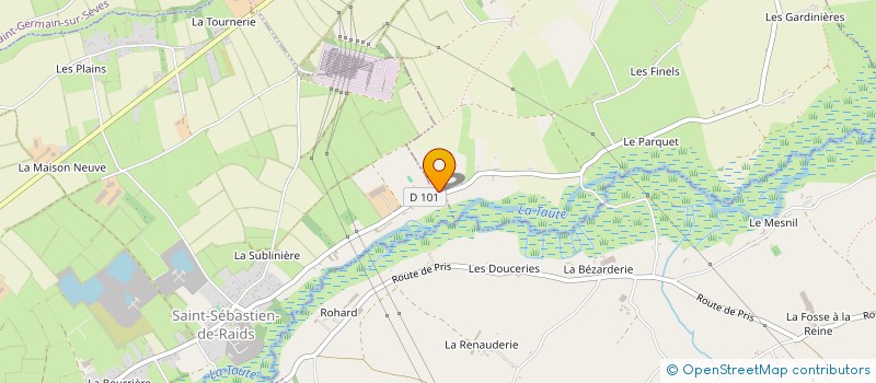 localisation de l'entreprise MONSIEUR ROMUALD CRIQUET  RAIDS