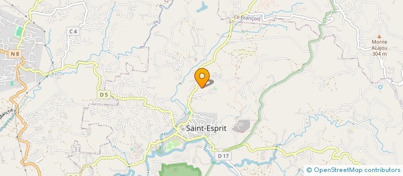localisation de l'entreprise MONSIEUR ROMUALD DARMIGNY à SAINT-ESPRIT