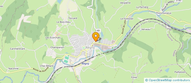 localisation de l'entreprise MONSIEUR ROMUALD DAUBOURG à REGNY