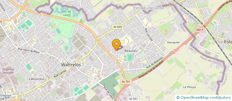 localisation de l'entreprise MONSIEUR ROMUALD DELNAISSE à WATTRELOS