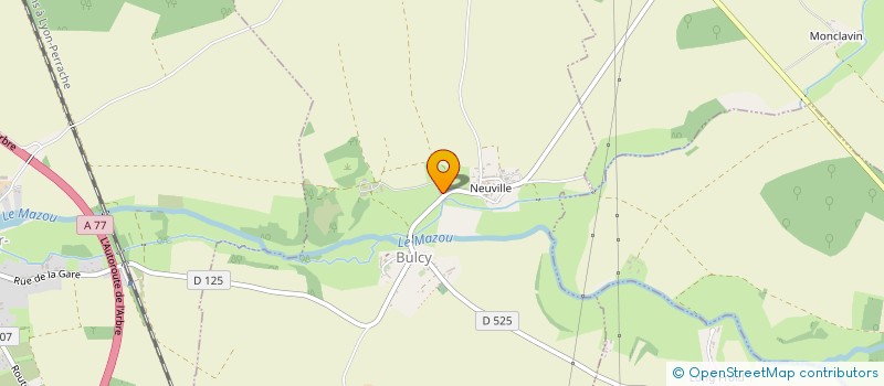 localisation de l'entreprise MONSIEUR ROMUALD DEMPIERRE  BULCY