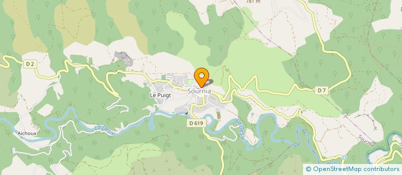 localisation de l'entreprise MONSIEUR ROMUALD DENIS  SOURNIA