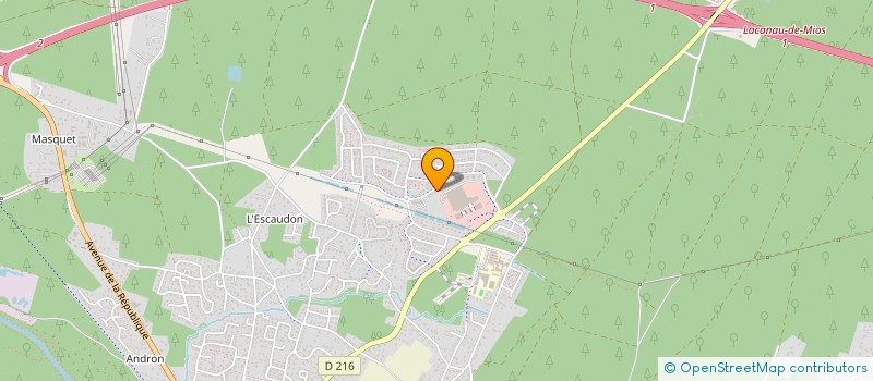 localisation de l'entreprise MONSIEUR ROMUALD DESQUILBET  MIOS