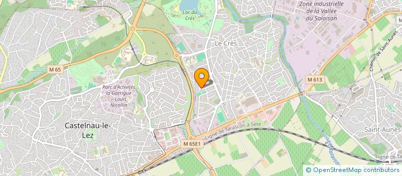 localisation de l'entreprise MONSIEUR ROMUALD DESSAI  LE CRES