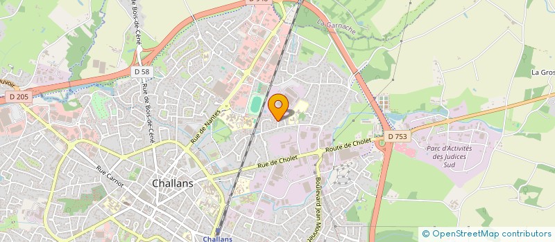 localisation de l'entreprise MONSIEUR ROMUALD DEVESA à CHALLANS