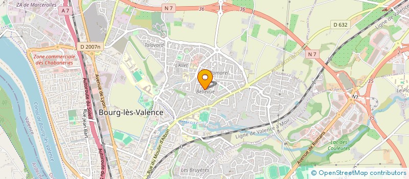 localisation de l'entreprise MONSIEUR ROMUALD DEZIER à BOURG-LES-VALENCE