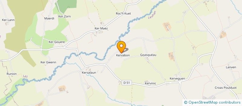 localisation de l'entreprise MONSIEUR ROMUALD DIEGO  LEUHAN