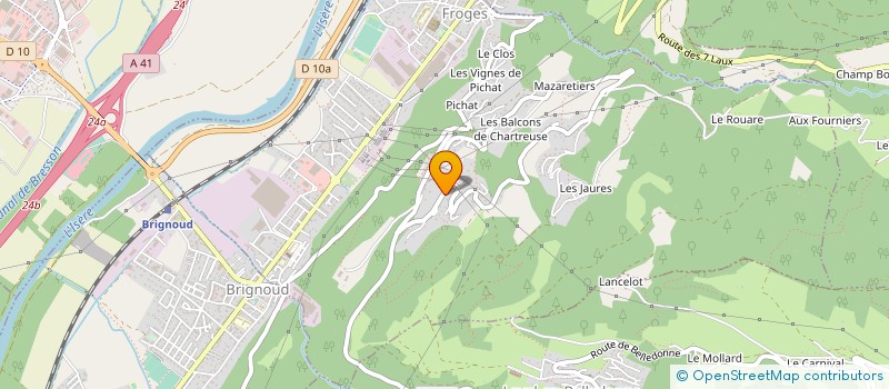 localisation de l'entreprise MONSIEUR ROMUALD DODE  VILLARD-BONNOT