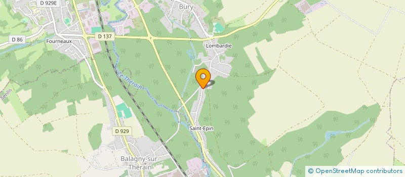 localisation de l'entreprise MONSIEUR ROMUALD DORION  ANGY