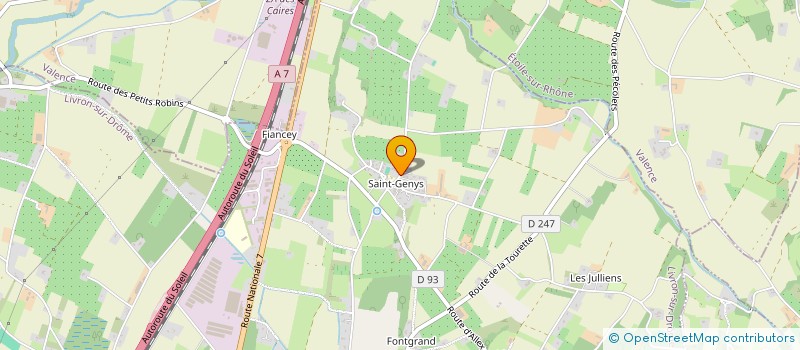 localisation de l'entreprise MONSIEUR ROMUALD DOUANNE  LIVRON-SUR-DROME