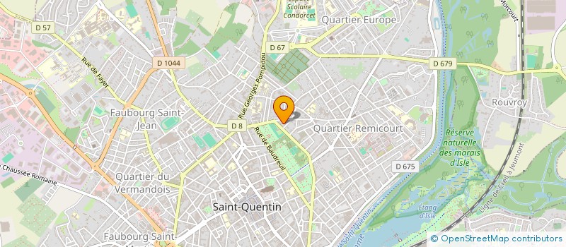 localisation de l'entreprise MONSIEUR ROMUALD DOUAY à SAINT-QUENTIN