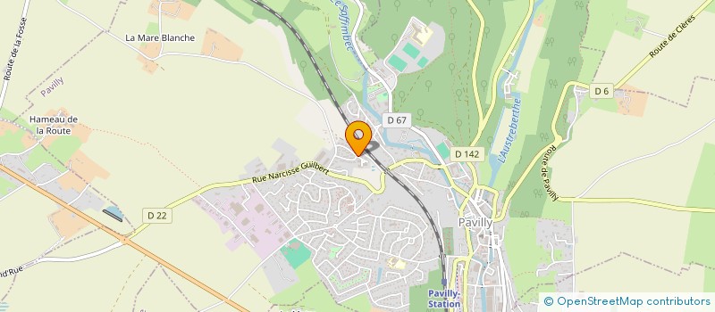 localisation de l'entreprise MONSIEUR ROMUALD DOURY  PAVILLY