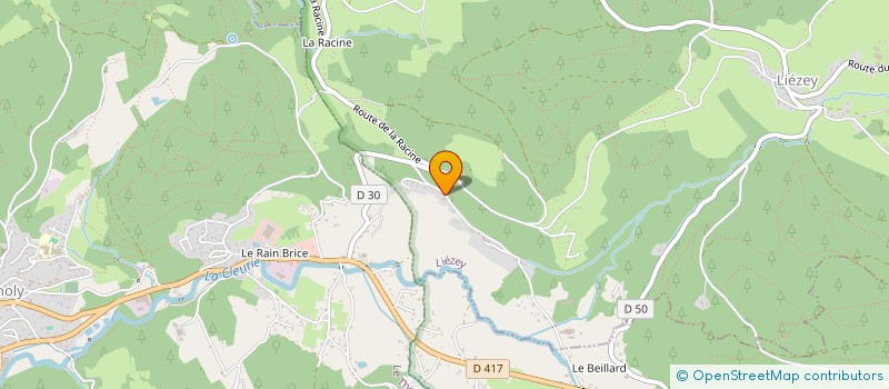 localisation de l'entreprise MONSIEUR ROMUALD DUBOIS  LIEZEY