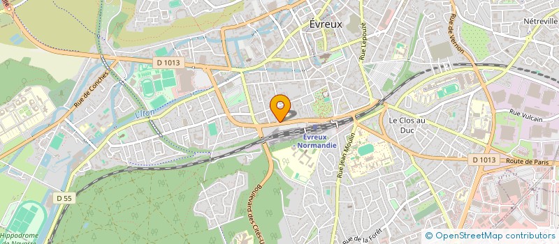 localisation de l'entreprise MONSIEUR ROMUALD DUMONTIER à EVREUX