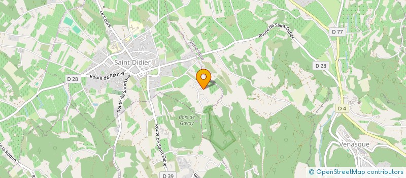 localisation de l'entreprise MONSIEUR ROMUALD DUPARET  SAINT-DIDIER