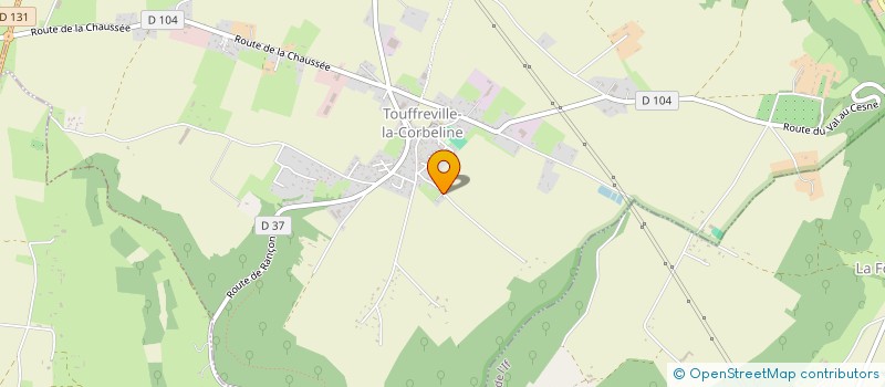 localisation de l'entreprise MONSIEUR ROMUALD DUPUIS  TOUFFREVILLE-LA-CORBELINE