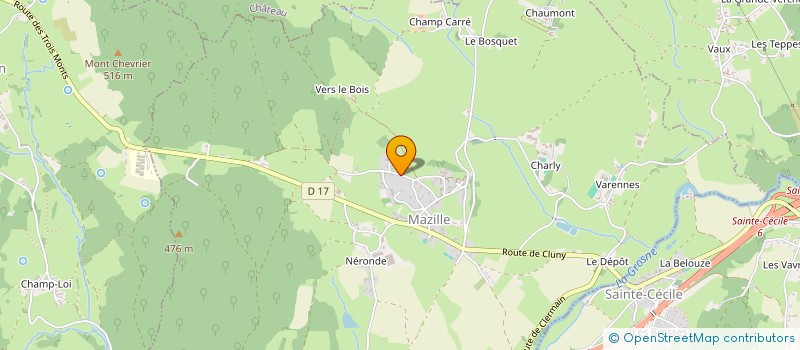 localisation de l'entreprise MONSIEUR ROMUALD DUPUIS  MAZILLE