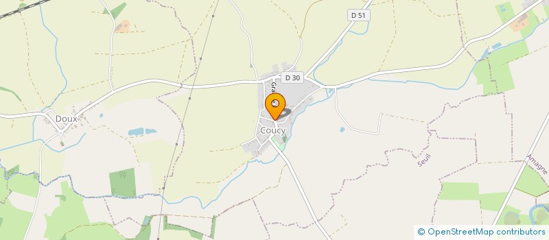 localisation de l'entreprise MONSIEUR ROMUALD EVRARD  COUCY