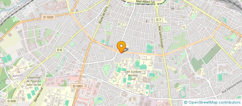 localisation de l'entreprise MONSIEUR ROMUALD FAUQUET  AMIENS