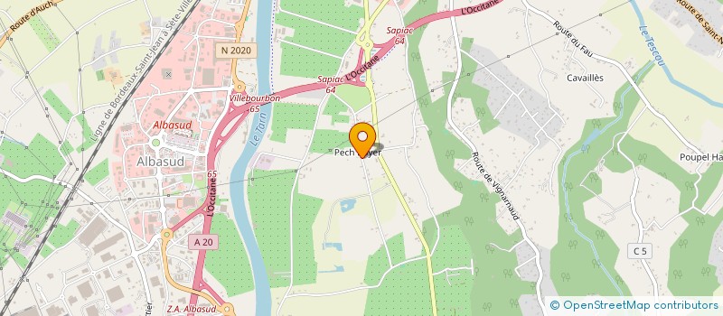 localisation de l'entreprise MONSIEUR ROMUALD FAVROLE  MONTAUBAN