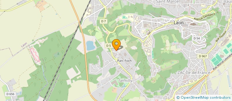 localisation de l'entreprise MONSIEUR ROMUALD FLANDRIN à LAON
