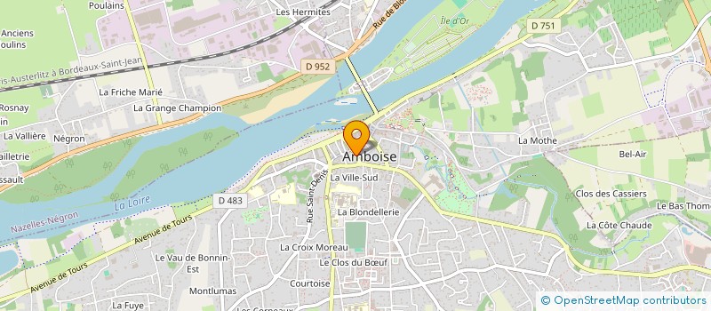 localisation de l'entreprise MONSIEUR ROMUALD FOSSE à AMBOISE