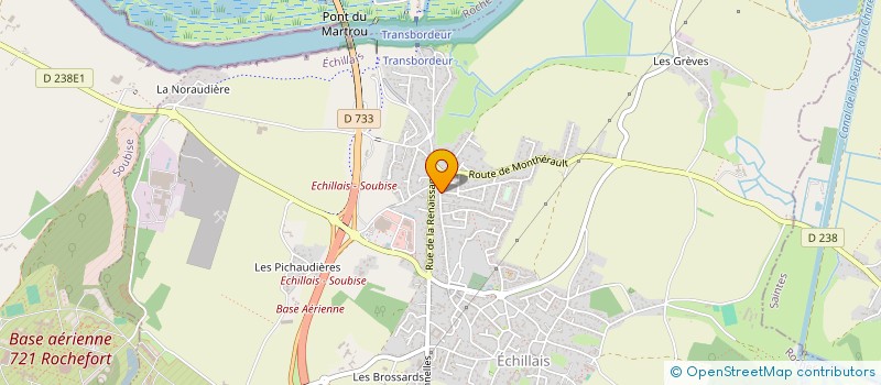 localisation de l'entreprise MONSIEUR ROMUALD FOUCHER  ECHILLAIS