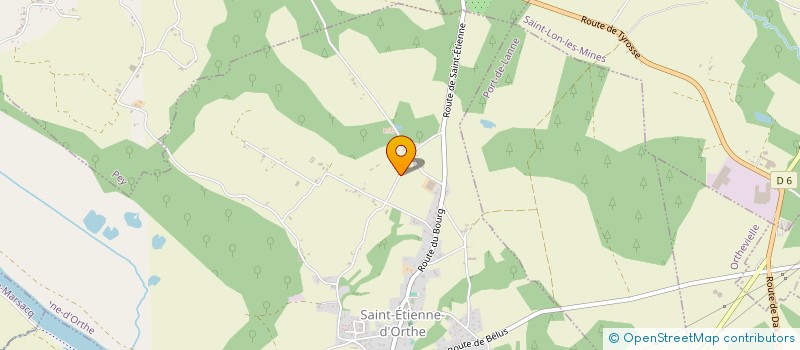 localisation de l'entreprise MONSIEUR ROMUALD FOUCHER  SAINT-ETIENNE-D'ORTHE