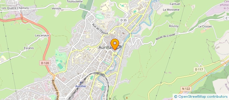 localisation de l'entreprise MONSIEUR ROMUALD FRANCE à AURILLAC